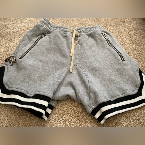 Darc Sport French Terry Court Shorts in Grey - Picture 3 of 8